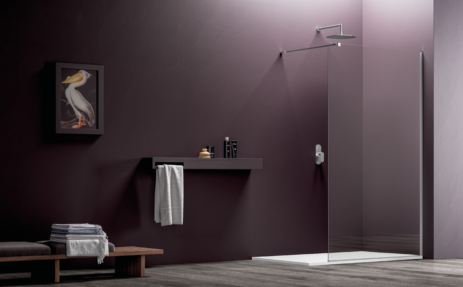 Box doccia Weiss-Stern Crystal in bagno contemporaneo